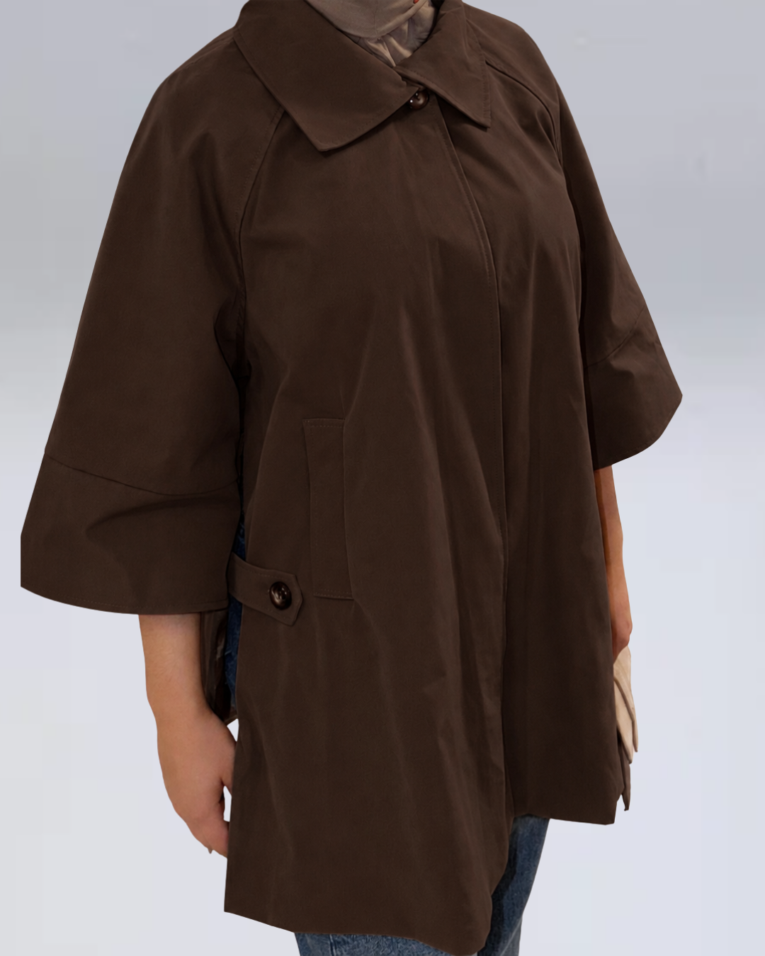 TRENCH SHORT cocoa