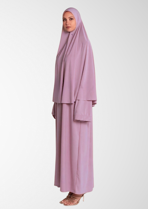KHIMAR SET rose
