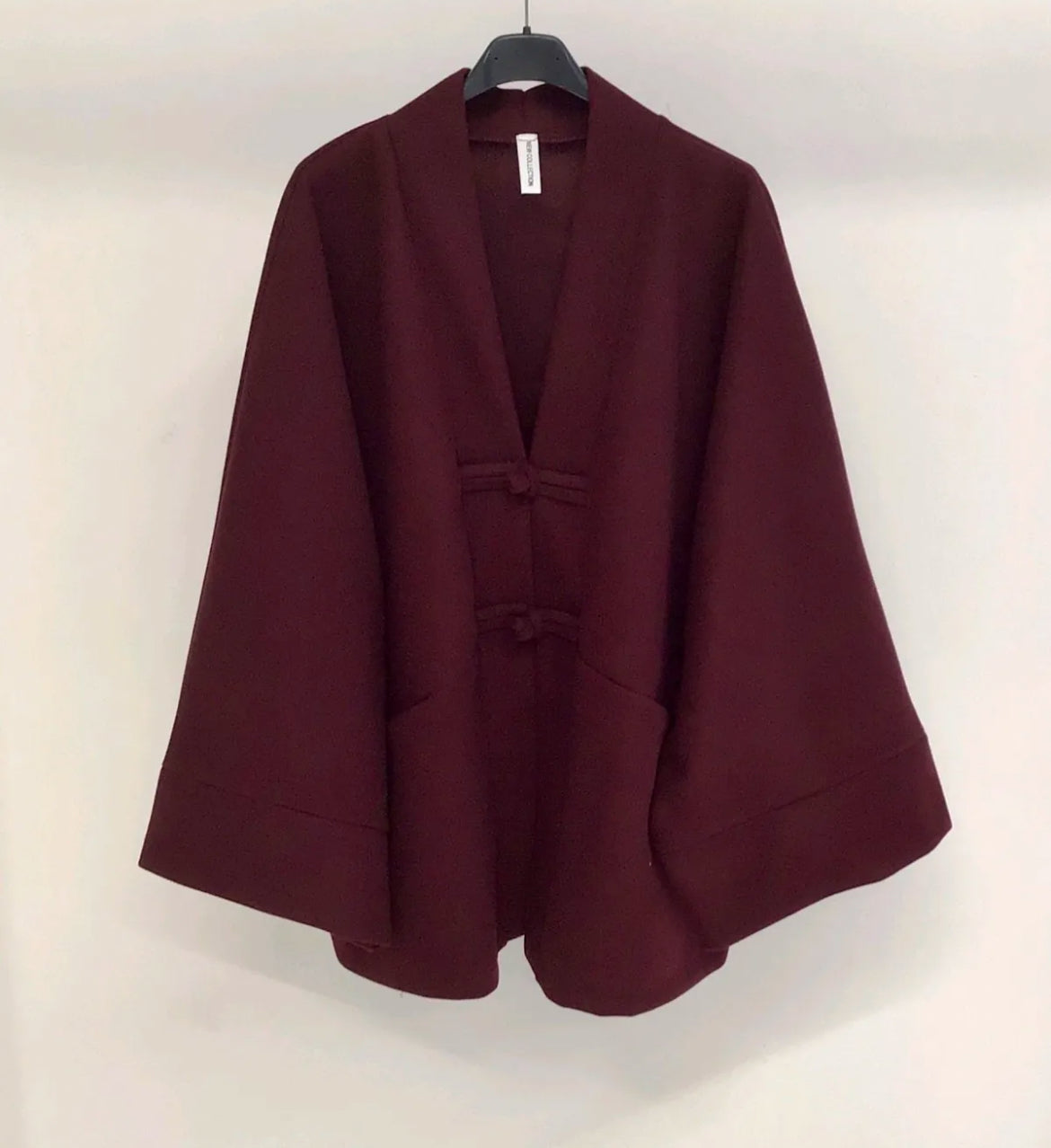 Cape coat bordeaux
