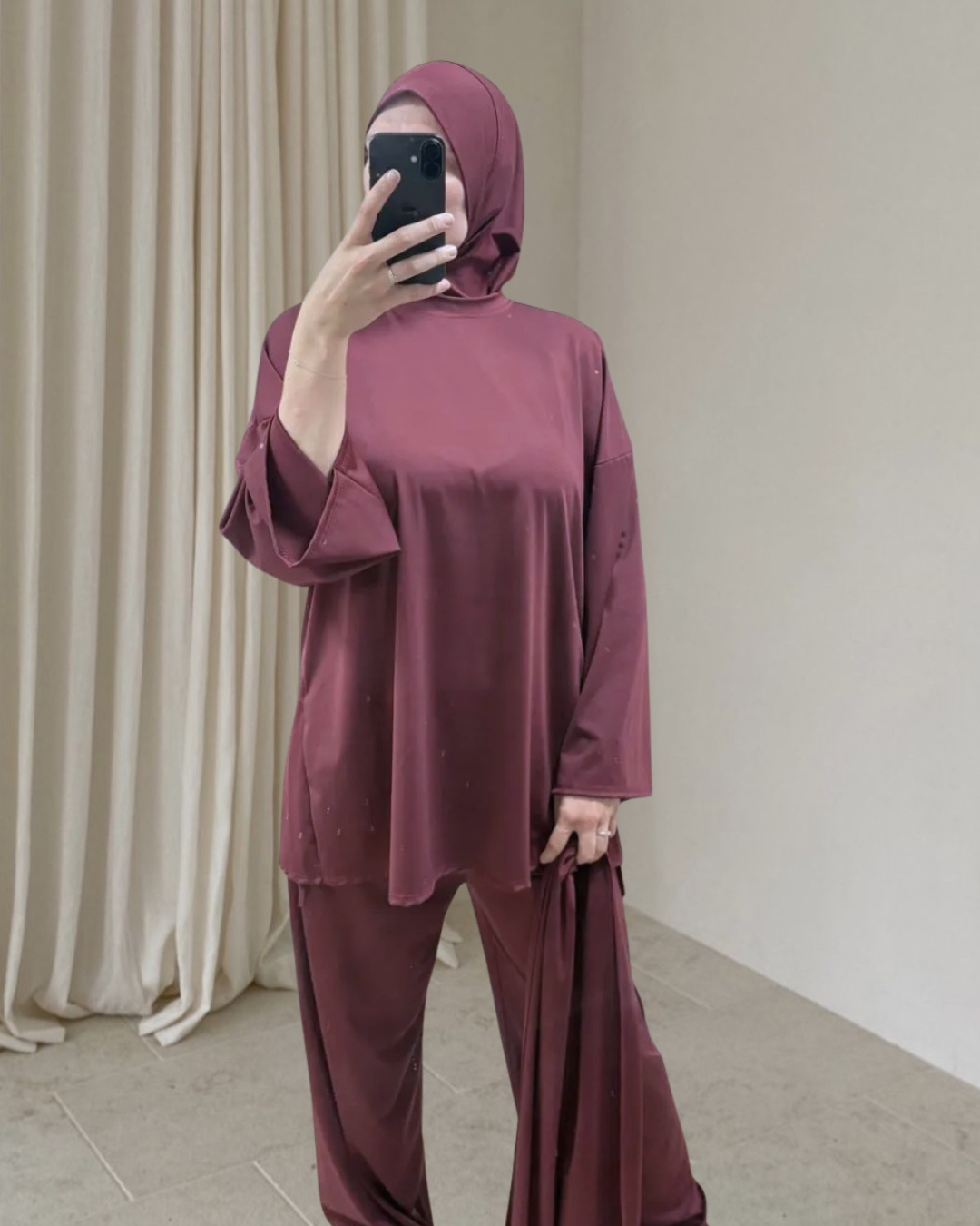 BURKINI NOURA BORDEAUX
