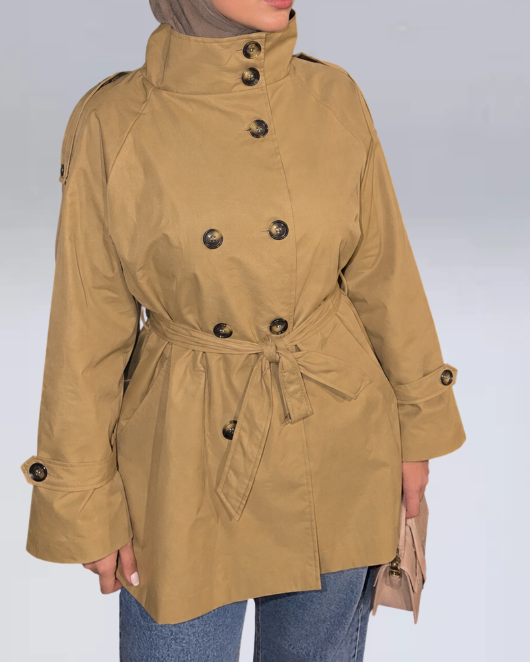 TRENCH COAT camel