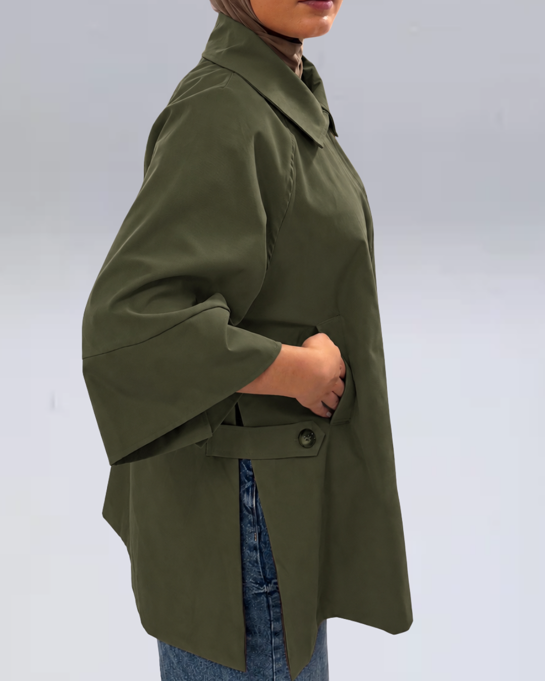 TRENCH SHORT khaki