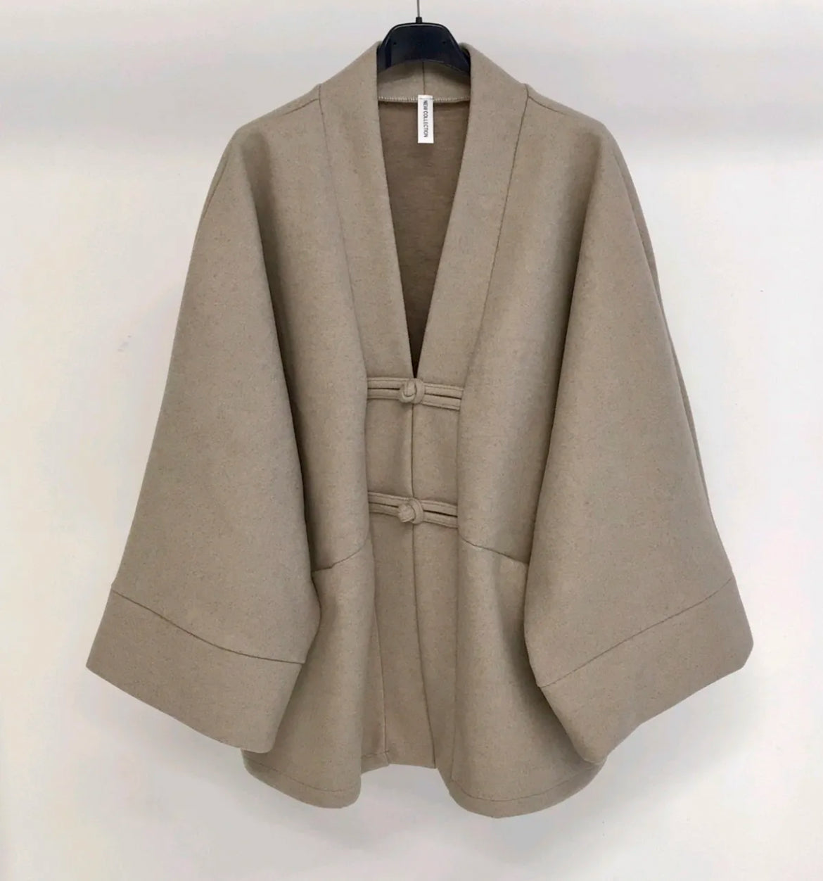 Cape coat taupe