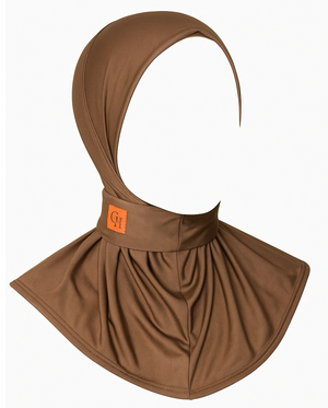 INSTANT HIJAB - CARAMEL BROWN