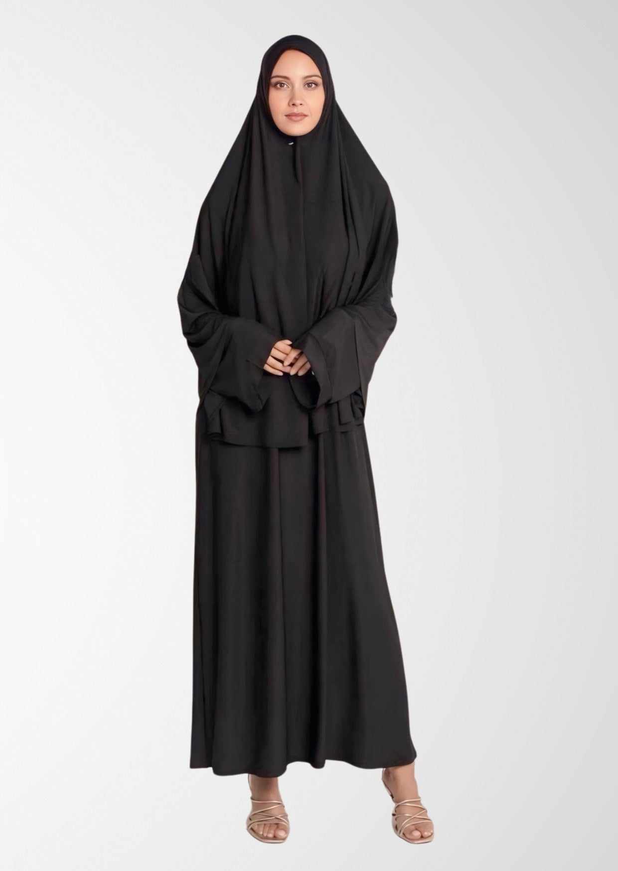 KHIMAR SET black
