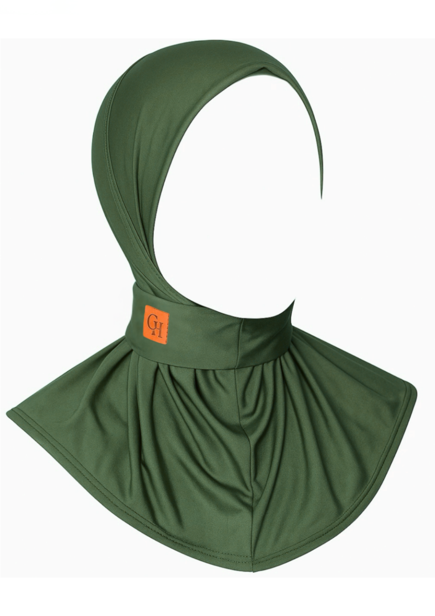 INSTANT HIJAB - DARK GREEN VEIL