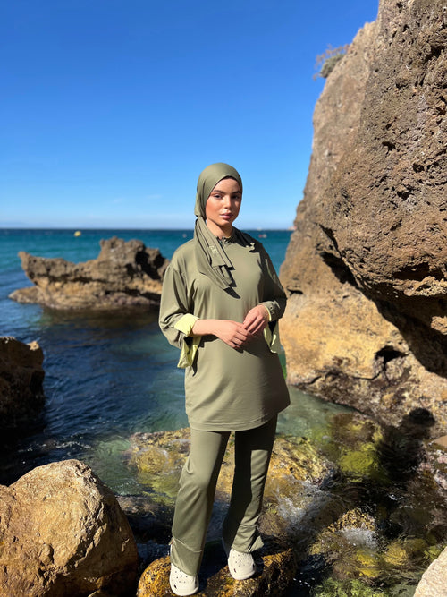 BURKINI OLIVE GREEN