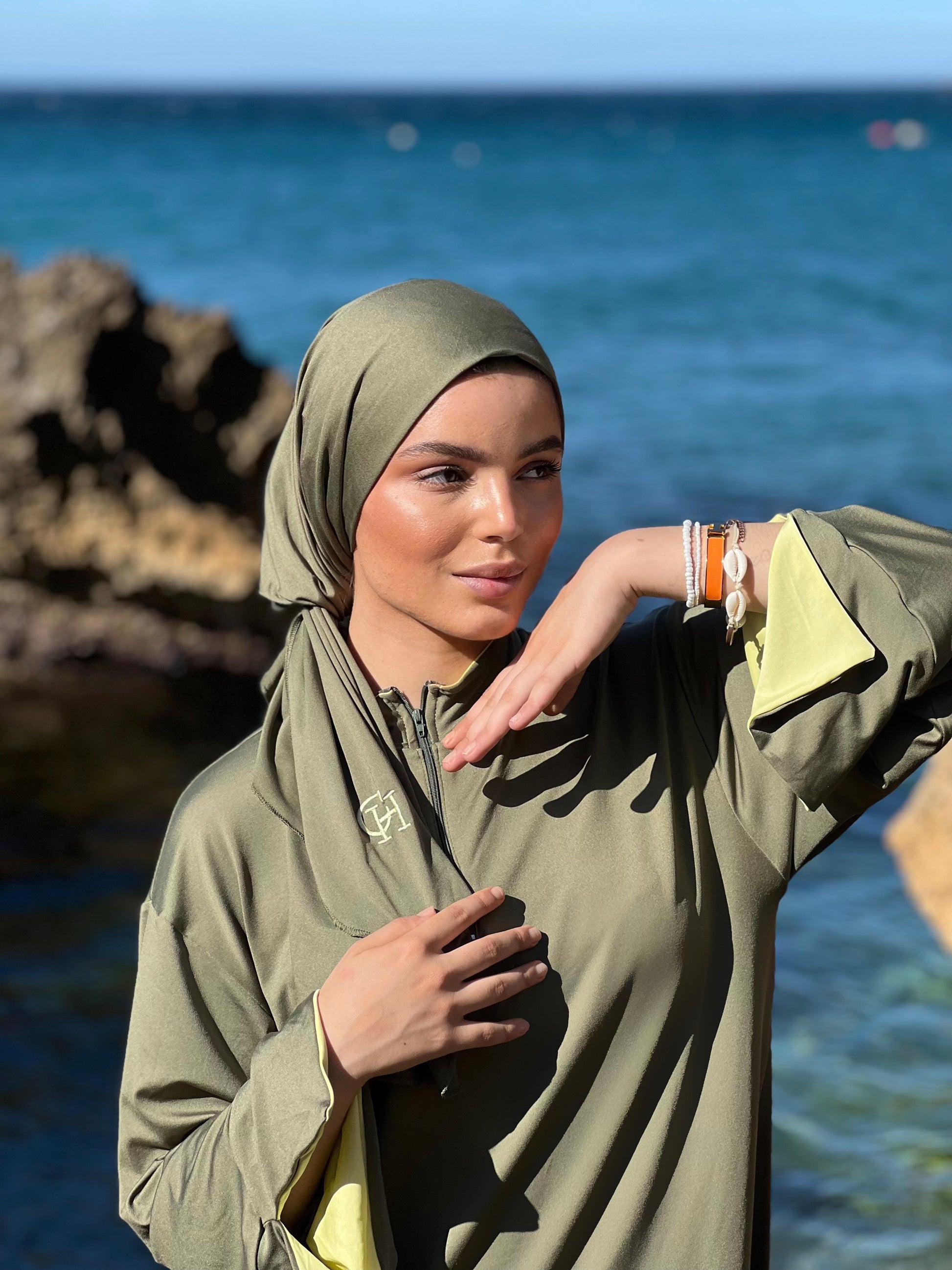 BURKINI OLIVE GREEN