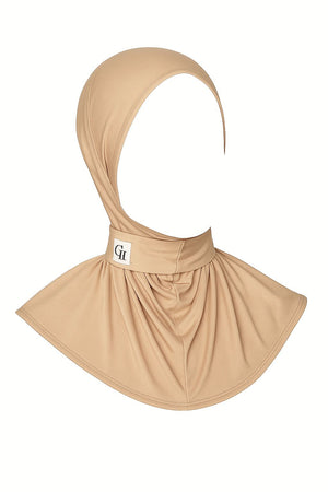 INSTANT HIJAB - Light camel